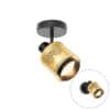 Industrielles Fleckschwarz mit Gold - Kayden