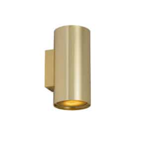 Design-Wandleuchte gold rund 2 Lichter - Sab Honey