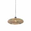 Orientalische Hängelampe schwarzer Bambus 40 cm - Ostrava