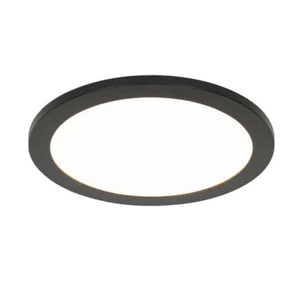 Moderne Deckenleuchte schwarz 30 cm inkl. LED IP44 - Steve