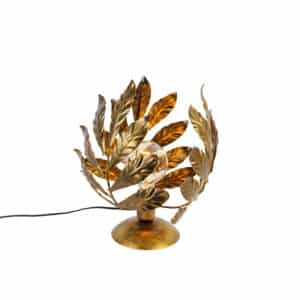 Vintage Tischlampe Antik Gold 30 cm - Linde