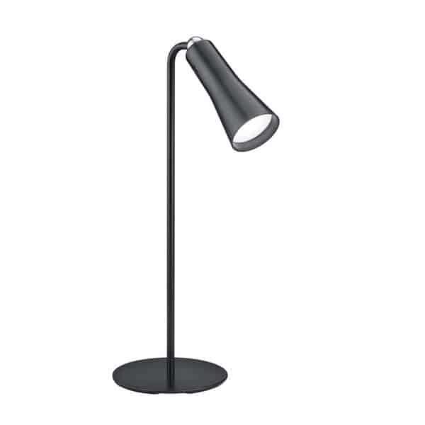 Moderne Tischlampe schwarz wiederaufladbar 3-stufig dimmbar - Samuel
