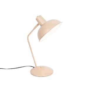 Retro-Tischlampe beige - Milou