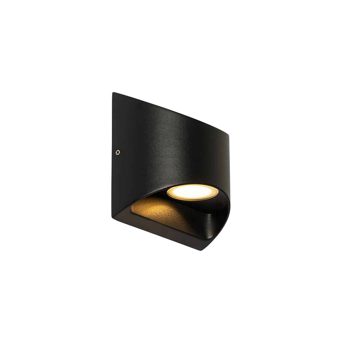 Moderne Außenwandleuchte schwarz inkl. LED 2-flammig IP54 - Mal