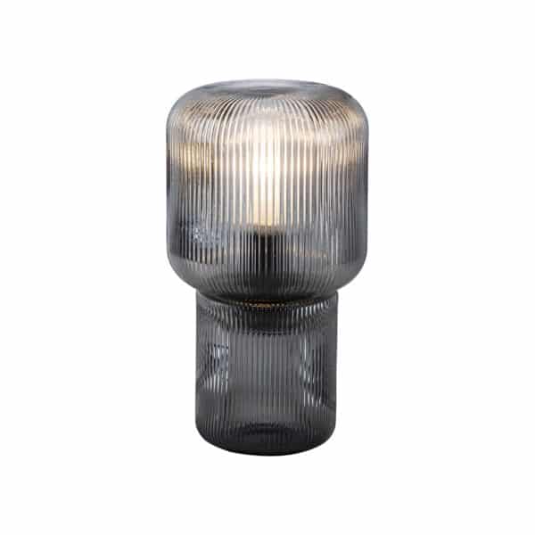 Design Tischlampe Rauchglas - Zonat