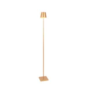 Outdoor-Stehleuchte Gold inkl. LED und Akkudimmer - Jackson