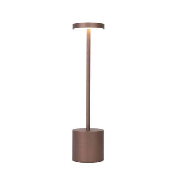 Outdoor-Tischleuchte bronze inkl. LED und wiederaufladbarem Dimmer - Dupont
