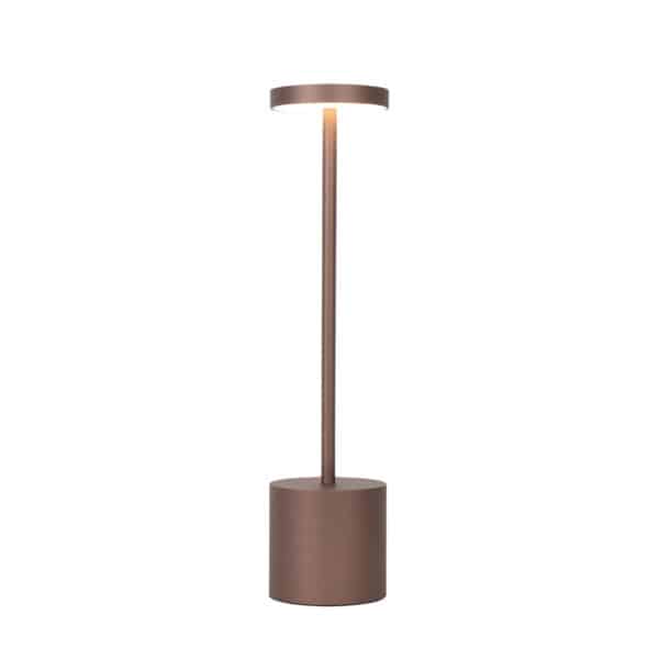 Outdoor-Tischleuchte bronze inkl. LED und wiederaufladbarem Dimmer - Dupont