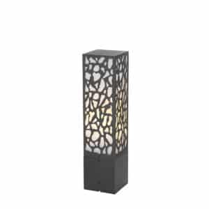 Moderner Außenpoller schwarz 40 cm IP44 - Nicole