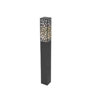 Moderner Außenpoller schwarz 90 cm IP44 - Nicole