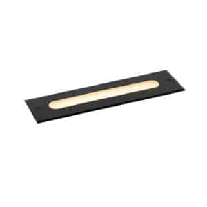 Moderne grondspot zwart 30 cm incl. LED IP65 - Eline