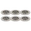 Set mit 6 Bodenstrahlern aus Stahl inkl. LED IP65 Solar - Terry