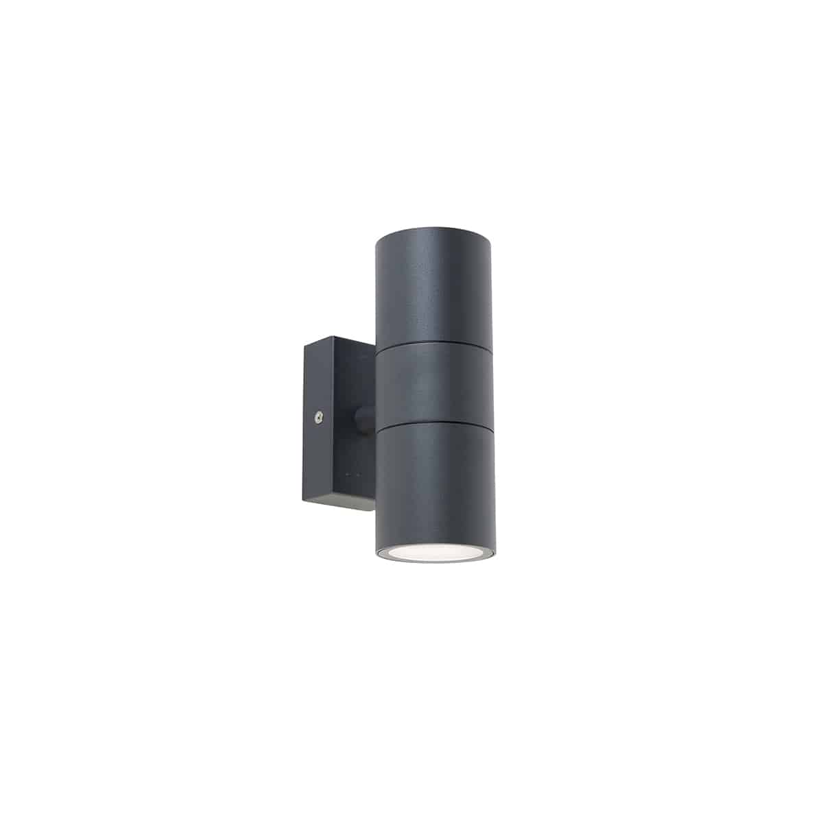 Außenwandleuchte anthrazit IP44 - Duo