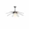 Deckenventilator Silber mit Fernbedienung - Wings 42 Stahl