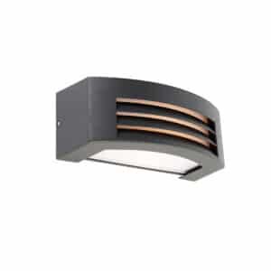 Moderne Wandleuchte Anthrazit IP44 - Hurricane 1