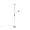 Moderne Stehleuchte inkl. LED und Dimmer mit Leselampe - Uplighter Jazzy