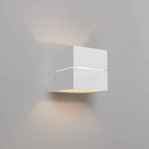 Moderne Wandleuchte weiß - Transfer 2