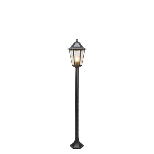 Klassische Außenleuchte schwarz IP44 125 cm - New Orleans