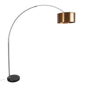 Bogenlampe Lampenschirm Kupfer 50 cm - XXL