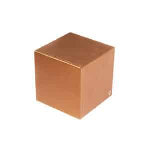 Moderne Wandleuchte Kupfer - Cube