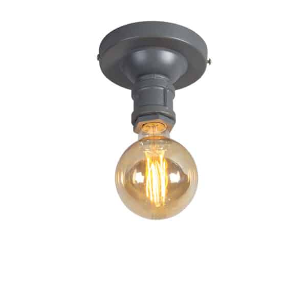 Industrielle Deckenlampe dunkelgrau - Plumber 1