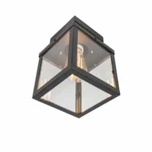 Industrielle Outdoor-Deckenleuchte schwarz 1-flammig - Rotterdam