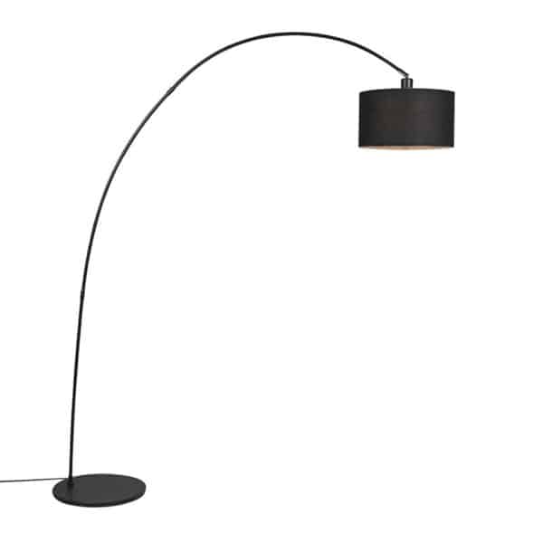 Moderne Bogenlampe schwarz - Vinossa