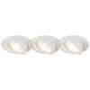 3er Set Einbaustrahler inkl. LED IP44 - Relax LED