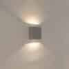 Wandleuchte grau IP54 inkl. LED - Squad