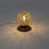 Ländliche Tischlampe rostbraun 10 cm - Kreta