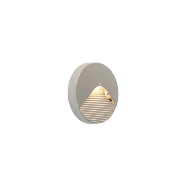 Moderne Außenwandleuchte rund inkl. LED - Pod