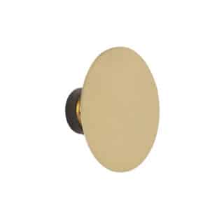 Design Wandleuchte rund gold - Pulley