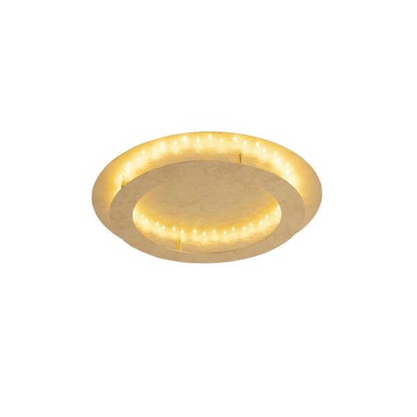 Art Deco Deckenlampe gold / messing 50 cm inkl. LED - Belle
