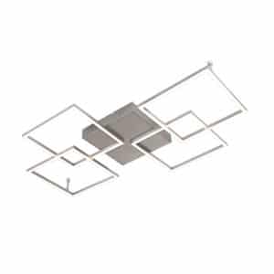 Design Deckenleuchte Stahl inkl. LED und Dimmer - Plazas Mondrian