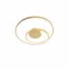 Art Deco Deckenleuchte gold dimmbar inkl. LED - Rowan