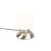 Design Tischlampe Stahl dimmbar inkl. LED - Majestic