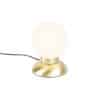 Design Tischleuchte gold dimmbar inkl. LED - Majestic