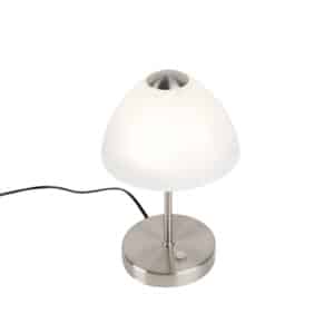 Design Tischleuchte Stahl dimmbar inkl. LED - Joya