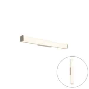 Moderne Badezimmer Wandleuchte Stahl 62 cm IP44 - Cascada
