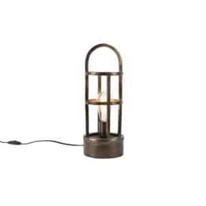 Art Deco Tischlampe Bronze 41 cm - Kevie