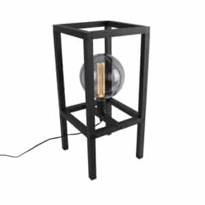 Industrielle Tischlampe schwarz - Big Cage 2