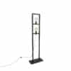Industrie Stehlampe 2 Lampen schwarz - Simple Cage 2